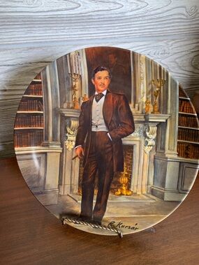 Gone with the Wind collectors plate. “Rhett”